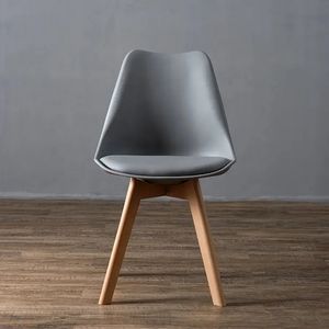 Modern Design Free Sample Cushion Seat Wooden Legs <b>Restaurant</b> Leisure <b>Chairs</b> Colorful Plastic Dining <b>Chair</b> - Product Image 6