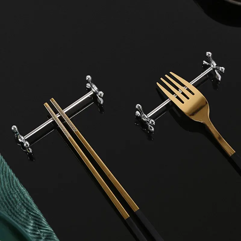 Ücretsiz örnek erik çiçeği Chopstick dinlenme yaratıcı japon kore yemek çubuğu tutucu çatal raf ev mutfak sofra standı