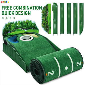 New Design Golf Harzard Putting Mat Practice Mat Premium Golf Putting Mat 3D Simulation <strong>Background</strong> Board Factory Supply - Product Image 3