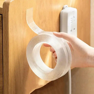 Cinta Adhesiva Nano de Doble Cara Reutilizable de 1M/3 Metros/5 Metros de Longitud para Baño, <span class=keywords><strong>Cocina</strong></span> y Oficina, Producto de Tendencia en <span class=keywords><strong>Amazon</strong></span> - Product Image 2