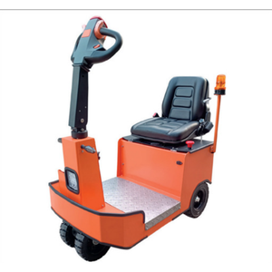 Véhicule de traction électrique de type remorque de 3000 kg 1100 N et petit véhicule de manutention monté <span class=keywords><strong>sur</strong></span> remorque, remorque à roues en caoutchouc plein - Product Image 2