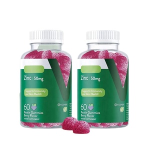 Complément alimentaire de marque privée à base de Petin Gommes de zinc bio végétalien 50MG pour adultes enfants soutient la peau et le système immunitaire en bonne santé - Product Image 3