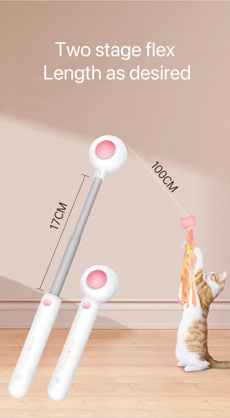 Wholesale Nice Quality Interactive Interesting Funny Cat Teaser Stick Laser Toy Led Laser Pets Toys For Pet Cat
