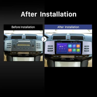 Radio Mobil Android 15.0 9 Inch 4+64GB 4G+WIFI BT GPS 8 Core Carplay Layar Mobil untuk Toyota REIZ Mark X 2005-2009 Head Unit