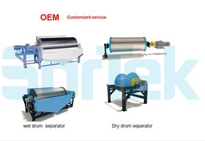 Separação de alta eficiência Valioso Tambor Separador para Separar Fracamente Minerais Magnéticos Reciclar Diversos Resíduos Sólidos Industriais. - Product Image 6