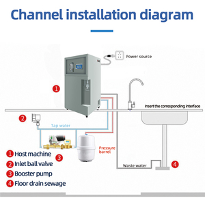 Purificador de Água de Laboratório Convencional - Configuração RO/DI com Capacidade de 90L/H, Garantia de 1 Ano, Filtro para Análise Rotineira - Product Image 3