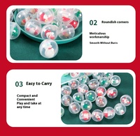Jouets promotionnels en forme de capsule macaron multicolores 47*55MM, poupées en plastique bon marché pour distributeurs automatiques, garantie 1 an