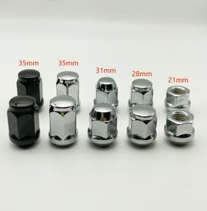 Couvercle d'écrou de roue de camion haute Performance <span class=keywords><strong>17</strong></span> mm 1.25 Black Bulge Acorn 9/16 "X 90 Écrou de roue Cône Écrous de roue 12x1.5 - Product Image 2