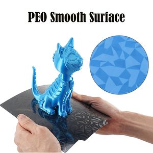 Placa de construcción de impresión texturizada PEO PEI Flexible de 310x310mm, placa de cama de acero de resorte liso para artillería de/X2 Anet A8 Plus - Product Image 2