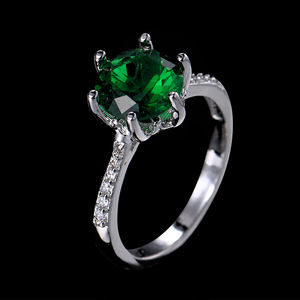 HIBRIDE <span class=keywords><strong>3</strong></span> 색 라운드 큐빅 지르콘 반지 여성 웨딩 신부 반지 선물 anillos mujer R-169 - Product Image 4