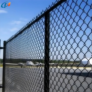 Wholesale Popular Privacy Galvanized Chain Link Fence with Gate <strong>Easily</strong> Assembled for Stadium/Gaden/Farm Construction - Product Image 5