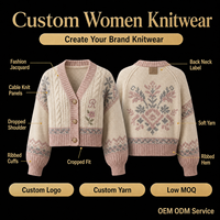 Ensemble pull tricoté zippé à revers pour femme, veste en maille classique et pantalon large, tenue décontractée douce et tendance, directement de l'usine OEM ODM