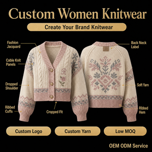 Ensemble pull tricoté zippé à revers pour femme, veste en maille classique et pantalon large, tenue décontractée douce et tendance, directement de l'usine OEM ODM - Product Image 4
