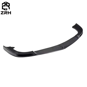 Alerón Delantero de Fibra de Carbono de Alta Calidad Estilo <span class=keywords><strong>V</strong></span> para <span class=keywords><strong>Mercedes</strong></span> Benz Clase C C200 C260 C300 W204 C63 <span class=keywords><strong>AMG</strong></span> LCI 2012-2014 - Product Image 2