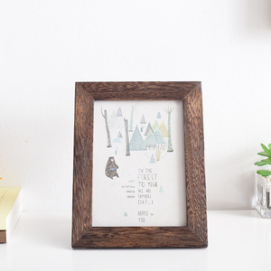 Vintage <strong>Shabby</strong> <strong>Chic</strong> Wooden Photo <strong>Frame</strong> 4x6 Inches Customized Logo Eco-Friendly Home Decoration Colleague Desktop <strong>Frame</strong> - Product Image 2