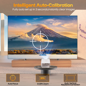 Pour HY300 MAX Nouveau 2026 Projecteur Portable Intelligent Android 14 720P 8K Compatible 400 ANSI Correction Trapézoïdale Automatique et Manuelle Horizontale - Product Image 2