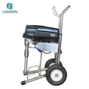 995 masilla eléctrica yeso ignífugo materiales impermeabilizantes pulverizador de pintura sin aire con bomba de pistón - Product Image 4