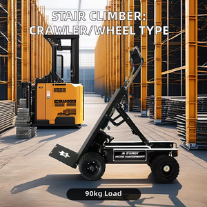 Elektrische Trapklimmer Crawler <span class=keywords><strong>Trolley</strong></span> Draagbare Opvouwbare <span class=keywords><strong>250Kg</strong></span> 400Kg Zware Vierwielige Batterij Klimtrolley - Product Image 3