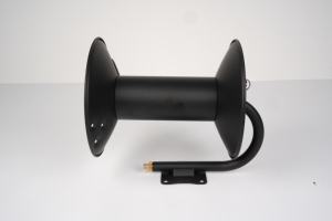 Enrouleur de tuyau en acier à base <span class=keywords><strong>fixe</strong></span> robuste de 100 pi 30m pour laveuse électrique et jetter d'égout Enrouleur de tuyau de 3/8 pouces Manivelle 4000 PSI - Product Image 3