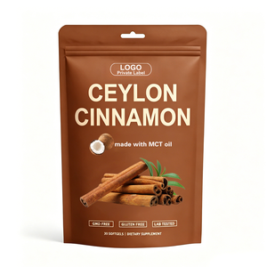 Cápsulas Blandas de Canela de Ceilán de Marca Privada, Suplemento Dietético para Adultos, Mejora la Inmunidad, 30 Cápsulas Blandas - Product Image 1