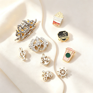 Wholesale Custom Logo Zinc Alloy Metal Lapel <b>Pin</b> Enamel Brooch <b>Badge</b> For Clothing Decoration - Product Image 3