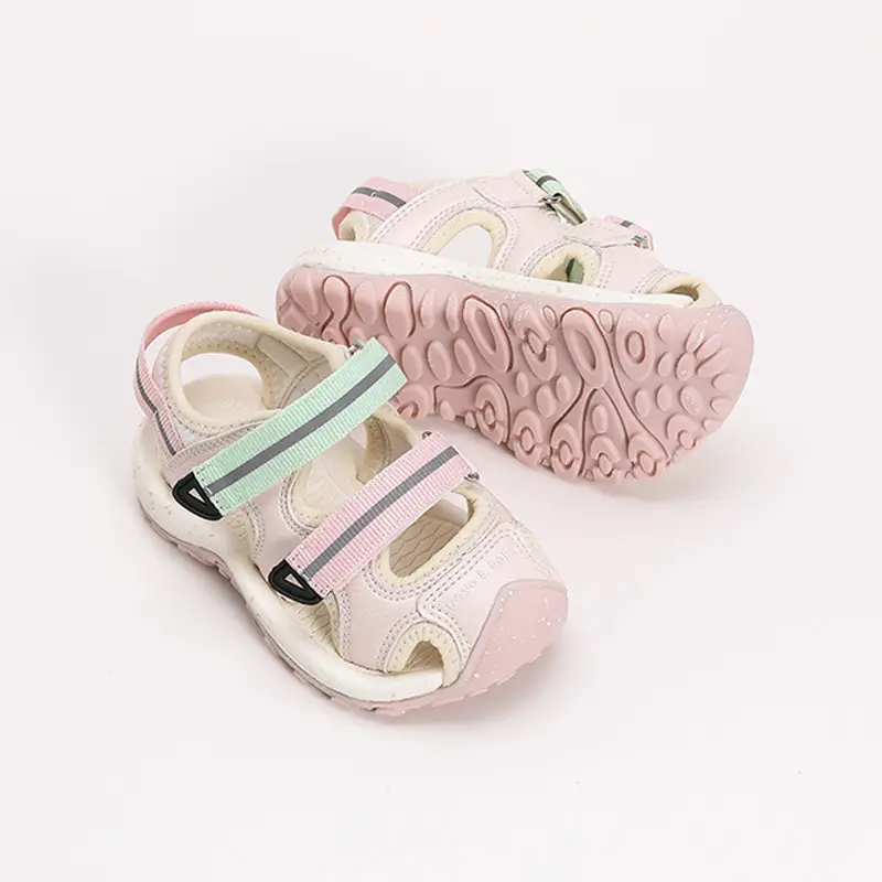 DBY18287 Dave Bella summer fashion baby unisex patchwork letter sandals new born infant shoes girl boys sandals shoes