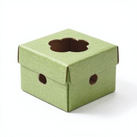 Boîte d'expédition carrée personnalisée faite à la main, emballage en vrac pour l'e-commerce, boîte de transport, boîte cadeau imprimée, boîte en carton avec ruban