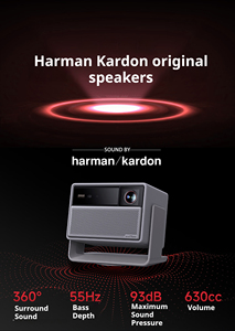 Projecteur de cinéma maison intelligent <span class=keywords><strong>XGIMI</strong></span> RS 20 <span class=keywords><strong>Pro</strong></span> Highlight Version 4K, 3400 lumens ISO, laser tricolore, déplacement optique complet - Product Image 3