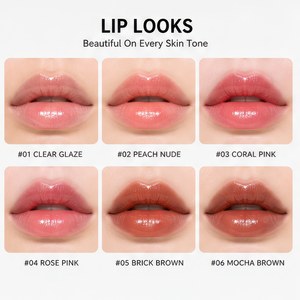 Gloss à lèvres waterproof avec tube de 4 ml, applicateur en silicone, effet miroir, repulpant pour le maquillage quotidien, marque privée - Product Image 3