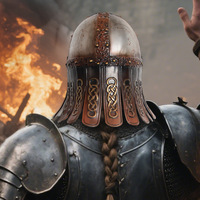 Nouveau Casque Viking Médiéval Renaissance Vintage Transfrontalier Semi-artisanal Semi-mécanique pour Cosplay, Fête, Spectacle et Accessoire de Costume