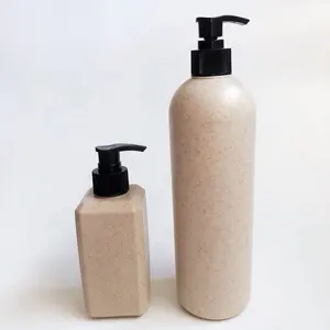 STOCK 100ml 200ml 250ml 300ml 500ml skin care empty plastic shampoo biodegradable bottle