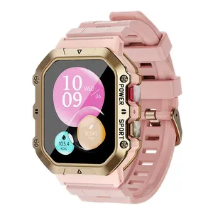 New Arrival W1 AMOLED Screen Outdoor Sport Smart Watch for Women BT Call IP68 Waterproof Swimming Heart Rate Monitor Smartwatch