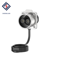 Connecteur d'alimentation circulaire étanche mâle-femelle LP32 IP68 600V/300V 45A à 120A, fiche aviation 2-5 broches