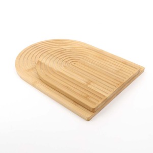 Creative Water Ripple Bamboo <b>Tea</b> <b>Tray</b> Irregular Shape Serving Plate For Bread Fruit Pastry Decorative Use Customized - Product Image 3