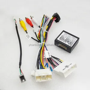 Adaptateur de câble d'alimentation Android 16PIN avec boîtier Canbus pour MAZDA CX-3/CX-5 faisceau de câbles