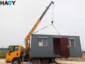 رافعة محمولة HAOY بذراع رفع حتى 5 أطنان بجهاز تحكم عن بعد رافعة شاحنة صغيرة برافعة تليسكوبية - Product Image 2