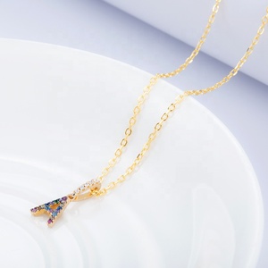 Zircone <span class=keywords><strong>nome</strong></span> DIY iniziale 26 ciondoli alfabeto <span class=keywords><strong>collana</strong></span> <span class=keywords><strong>in</strong></span> <span class=keywords><strong>argento</strong></span> sterling <span class=keywords><strong>925</strong></span> <span class=keywords><strong>con</strong></span> ciondolo lettera - Product Image 6