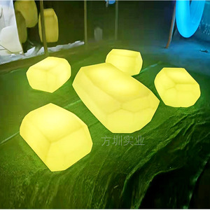 Lampes solaires de jardin LED, lampes de roche, lampes de pelouse extérieures, lampes en pierre, rechargeables, alimentées par énergie solaire, autoportantes, garantie de 2 ans - Product Image 5