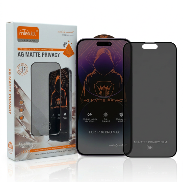 Wholesale 9H AG Matte Anti-Spy Screen Protector for Android Phones 2.5D Tempered Glass Anti-Shock  Hardness for iPhone Models