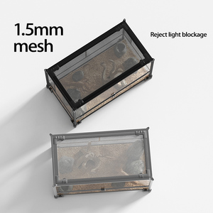 Terrario Apilable de Doble Puerta Cleen <span class=keywords><strong>Yee</strong></span> 2.0 para Reptiles, Tortugas, Geckos Leopardo, Lagartos, Serpientes, Geckos Crestados, Tanque de Selva Tropical - Product Image 4