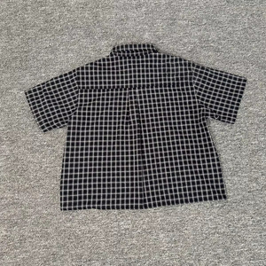 <span class=keywords><strong>Chemise</strong></span> en coton ample pour <span class=keywords><strong>homme</strong></span>, manches courtes, imprimée, personnalisable, 5XL <span class=keywords><strong>6XL</strong></span>, OEM, à carreaux, rétro, streetwear décontracté, impression de logo, légère et respirante - Product Image 4