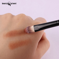 Pinceau de fond de teint professionnel Beauty Planet 2 en 1 Pinceau de maquillage correcteur Kabuki Face Liquid Pinceau de maquillage fond de teint plat unique