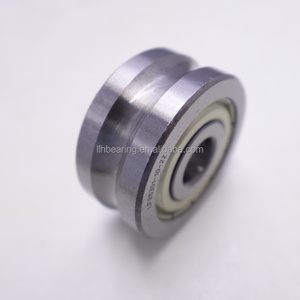 Rouleaux de piste LFR5301-10-2Z série LFR roue de guidage <span class=keywords><strong>U</strong></span> rainure roulement à billes 12x42x19mm - Product Image 3