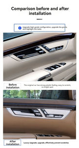 Per <span class=keywords><strong>Mercedes</strong></span>-Benz <span class=keywords><strong>classe</strong></span> S W221 S300 350 450 modificato pannello di regolazione della maniglia della porta striscia decorativa - Product Image 5