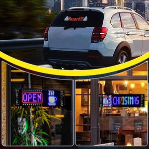 Letrero LED Programable para Automóvil, Rectangular, Multicolor, Control por Aplicación, Pantalla Bluetooth para Publicidad, Señalización Comercial Interior - Product Image 3