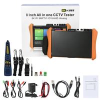 H12-MOVTADHSEF Probador de IPC 8K de Función Completa, Analógico CVI TVI AHD SDI CCTV POE++, Nuevo Puerto SFP de Un Gigabit con Protección de Seguridad
