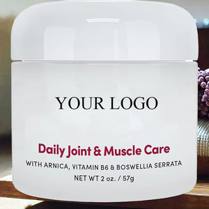 Marque privée 57g de <span class=keywords><strong>crème</strong></span> aux herbes huiles essentielles végétaliennes biologiques vitamine E pour le soulagement du corps et des muscles nouvelle tendance des douleurs osseuses articulaires - Product Image 4