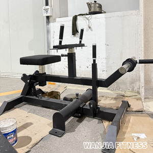 Équipement de musculation professionnel : Machine à fessiers assise à charge libre, Super Horizontal Calf Raise Leg Press - Product Image 5