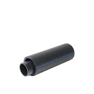 110 dia 240 mm dn250 260mm dn315mm 600mm 630mm dn1800 9 10 18 24 40 pouces pn6 HDPE 100 Poly Hdpe tuyau d'eau Pn10 pour l'approvisionnement en eau