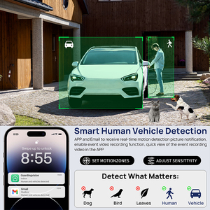 Caméra de sécurité extérieure IP PoE Vikylin OEM HIK Smart Hybrid Light 5MP 24/7 Full <span class=keywords><strong>Color</strong></span> Audio bidirectionnel Étanche IP67 Entièrement métallique - Product Image 5